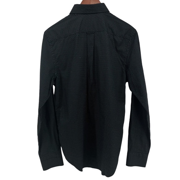 Gant Mens Button Down Shirt Black Design Long Sleeve size Medium 10451 - Picture 5 of 6